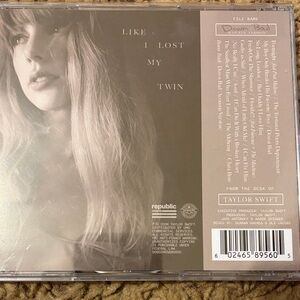 Taylor Swift Down Bad Acoustic CD